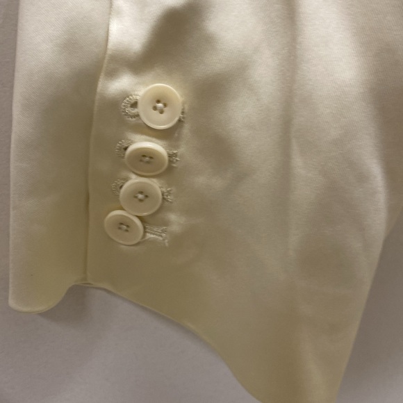 NWOT Helsa Womens S Oversized Blazer Jacket Satin - Picture 12 of 13